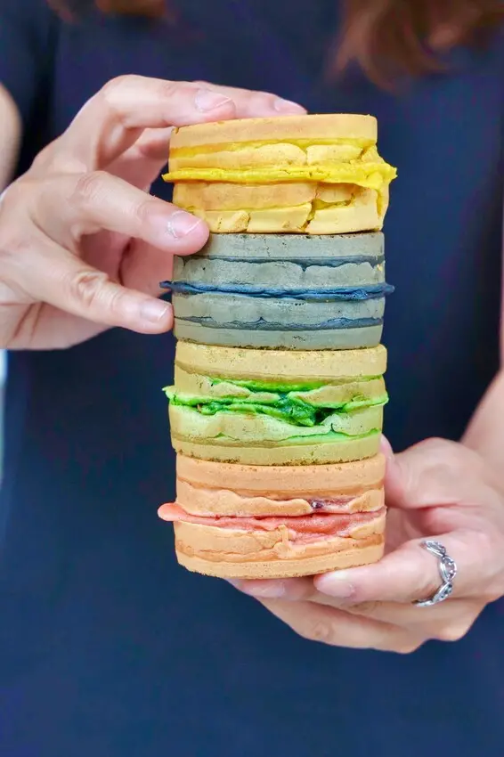 顛覆傳統紅豆餅！台式紅豆餅搖身變成法式馬卡龍！屏東萬丹【豆廚子紅豆餅】萬丹美食│萬丹必吃│萬丹紅豆餅│屏東旅遊│屏東一日遊│屏東伴手禮