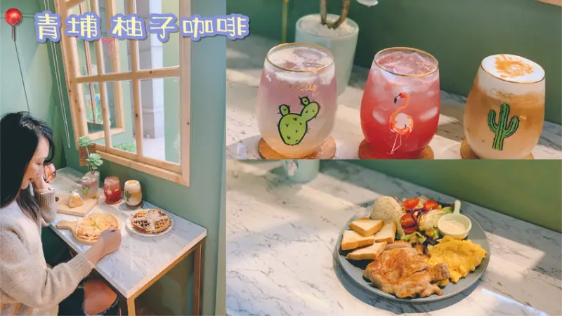 [ 桃園食記 ] 中壢區◆大園區◇青埔高鐵特區◆  Green Wave Cafe 柚子咖啡 ｜桃園高鐵站美食推薦｜華泰名品城附近美食｜桃園國際棒球場附近美食｜冠德購物商場｜桃園A19捷運站