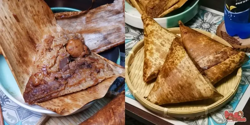 【台南美食】台南版的「御飯糰」！錯了其實這是台南獨有的「竹葉米糕」：下大道米糕 - 熱血玩台南。跳躍新世界