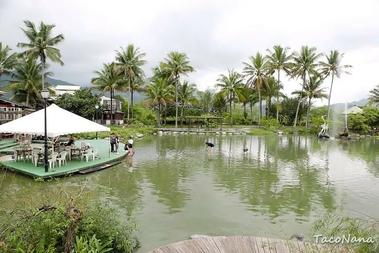 花蓮壽豐鄉美食景點》│立川漁場│黃金蜆的故鄉│五餅二魚餐廳，黃金蜆新鮮好吃！下水摸蜆兼洗褲子、餵魚行程小孩熱愛！