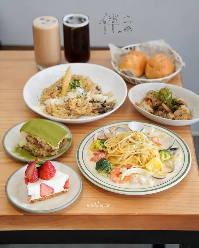 【苗栗竹南】文青風義式餐廳、咖啡廳推薦『伴 Life partner』，吃一次就讓你愛上，想吃建議各位事先訂位，以免撲空！ - 阿華田的美食日記