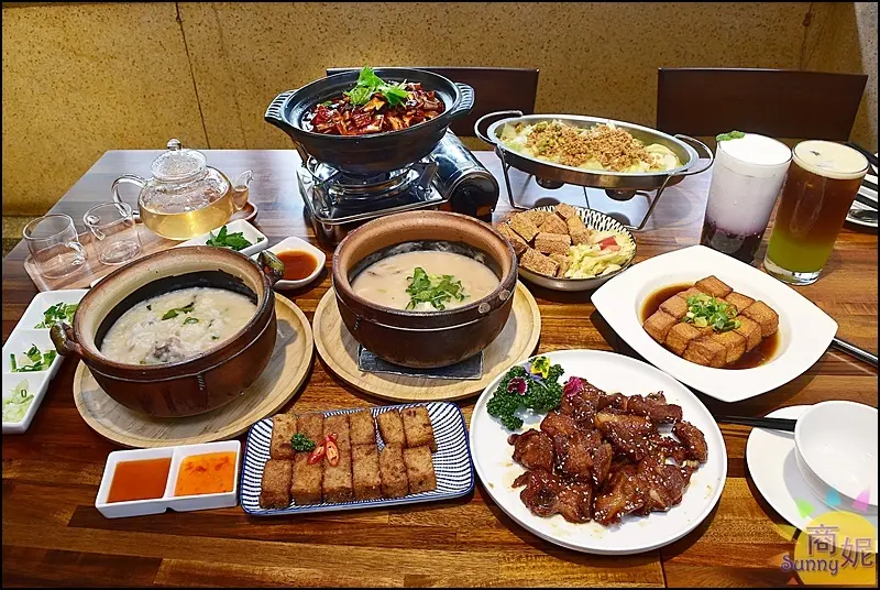 初月砂鍋粥|網評4.9星老宅砂鍋粥私房菜!免服務費不限時附停車場營業到01:00中間不休息-商妮吃喝遊樂