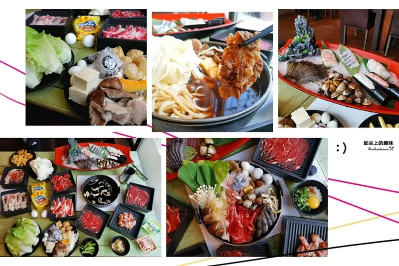 【台南中西區】高ＣＰ值/壽喜燒/日式鍋物/101高肉盤/各式小菜炸物冰品甜點/超狂霸氣海鮮船/七種肉肉+七種海鮮吃到飽無現放題供應/傳承十年屹立不搖的好味道