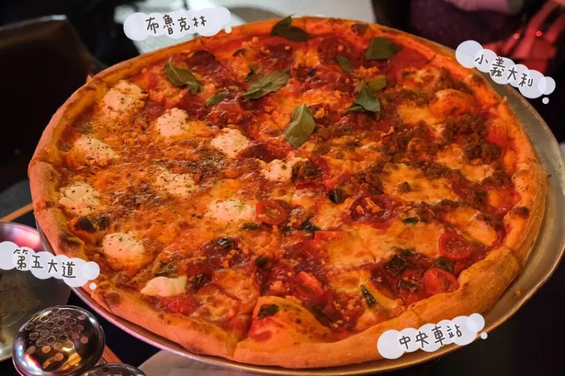 【台北 |捷運中山站】 小紐約披薩Little New York中山店，超道地美式Pizza 
