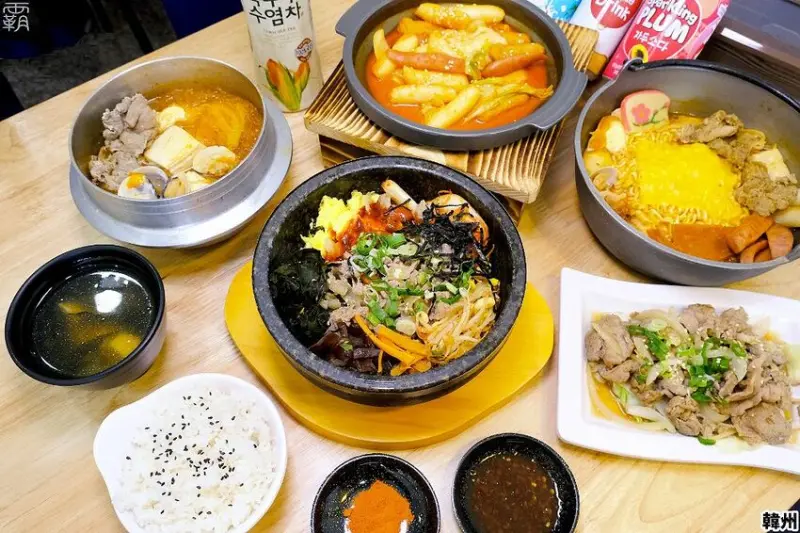 平價豆腐鍋泡菜鍋新開張，韓州豆腐鍋，部隊鍋搭配韓國泡麵，石鍋拌飯甜辣好滋味！
