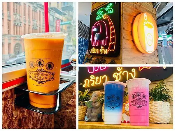 【台北西門】象泰泰手工泰式奶茶店，口袋名單裡最接近泰國手標茶原味前三名！超美的蝶豆花漸層，還有娘娘最愛喝的粉紅奶！台北飲料/西門飲料/菜單