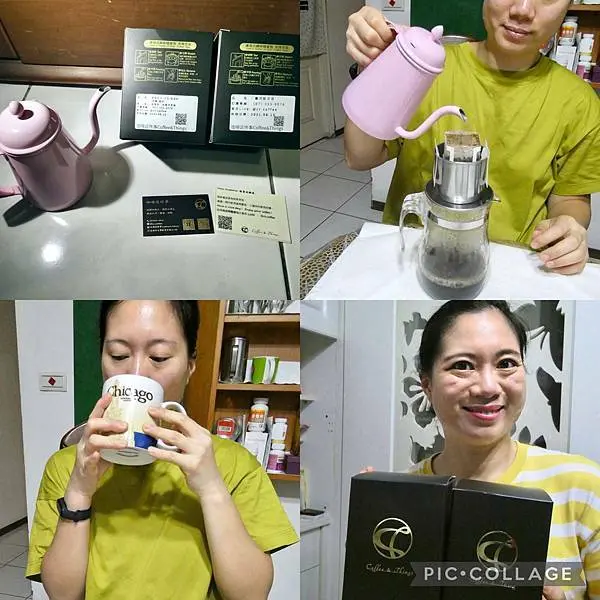 Jessica分享「高雄咖啡推薦」網購宅配「咖啡這件事Coffee&Things」「衣索比亞古吉紫風鈴&義式咖啡豆配方耳掛咖啡包」享受假日優雅自己沖泡享受好咖啡