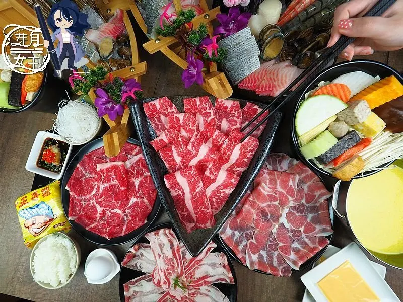 一個人不用400元，就有海鮮盤+5盎司牛肉，飲料.冰淇淋無限取用，憑APP再多送你一盤肉！