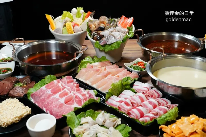 丹水滾鍋物風生水起店 │ 268元起鍋物套餐自助吧無限吃到飽 大坑情人橋畔美食餐廳推薦