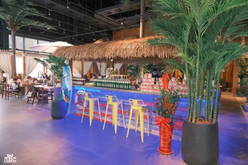 泰滾Rolling Thai台中崇德店，南洋叢林風泰式火鍋，有包廂適合聚餐！