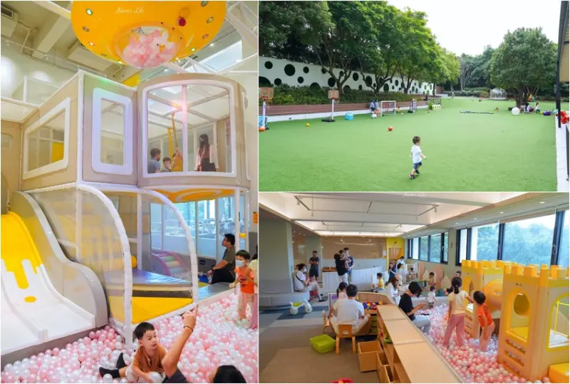 【台中沙鹿｜美食】想窩11餐旅館。親子餐廳結合旅館，戶外300坪大草皮，室內一整層遊戲空間