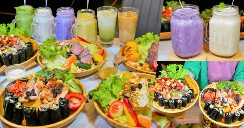 獨創韓式飯捲捲沙拉、S曲線鮮蔬沙拉，真誠原型食物、健康好味道，Change S 沙拉 - 跟著尼力吃喝玩樂＆親子生活