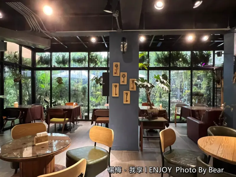 【楊梅】「我享I Enjoy．寧靜社區裡的森林系植栽風格咖啡館（不限時/早午餐/簡餐/手作甜點/近四維兒童公園