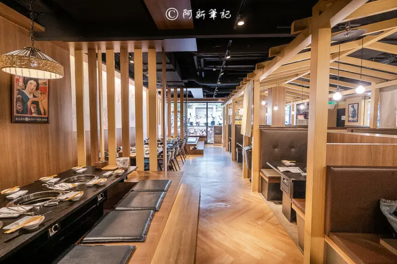 阿新筆記|燒肉眾台中JMall店|這間台中吃到飽很厲害！和牛、北海道大扇貝、汶萊藍鑽蝦任你吃～