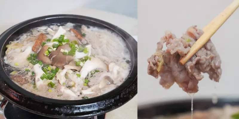 桃園美食 韓鄉石頭火鍋｜在地人也愛的石頭火鍋，邪惡爆香湯底尬「油條脆芋」太涮嘴！ · 算命的說我很愛吃