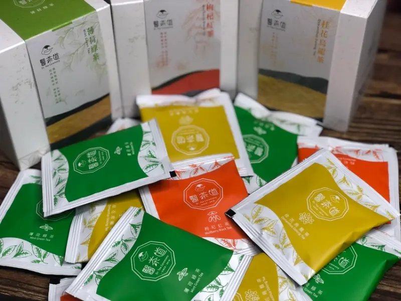 【沖泡飲品】養生茶包就選「醫茶道」桂花烏龍/薄荷綠茶/枸杞紅茶，好喝還能擁有好氣色，茶包還能煲雞湯以及調製奶茶