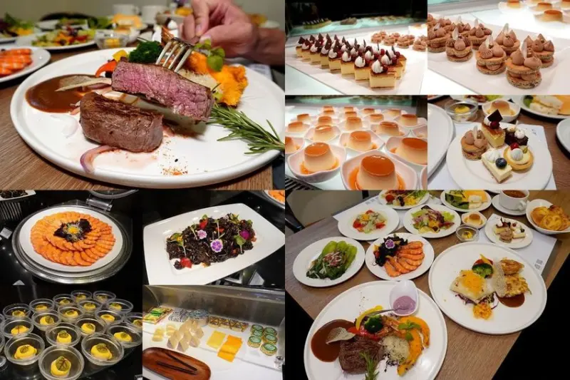 台南大飯店 歐式自助餐全新推出半自助式+主廚雙主菜 第四人用餐再享33折 破天荒的優惠一人不到五百元!!