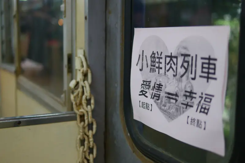 合興車站(愛情火車站)：小鮮肉列車，愛的起點開始到幸福的終點（兼賞桐花開）