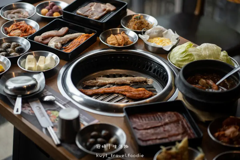 【阿豬媽韓式烤肉吃到飽新店捷運店】超強！40款食材吃到飽439起，新店烤肉吃到飽推薦│菜單