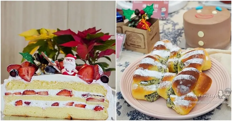 馥漫麵包花園|可愛聖誕老人蛋糕、薑餅人蛋糕，繽紛聖誕甜點陪著大家一起歡度耶誕節喔!|台中太平蛋糕推荐
