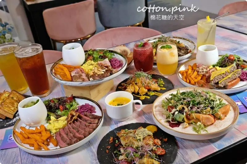 身分證上兩個8鱸魚免費吃，生日數字也可以啦~！Rainbow bistro從早午餐吃到宵夜場都有牛排可以點 - 棉花糖的天空