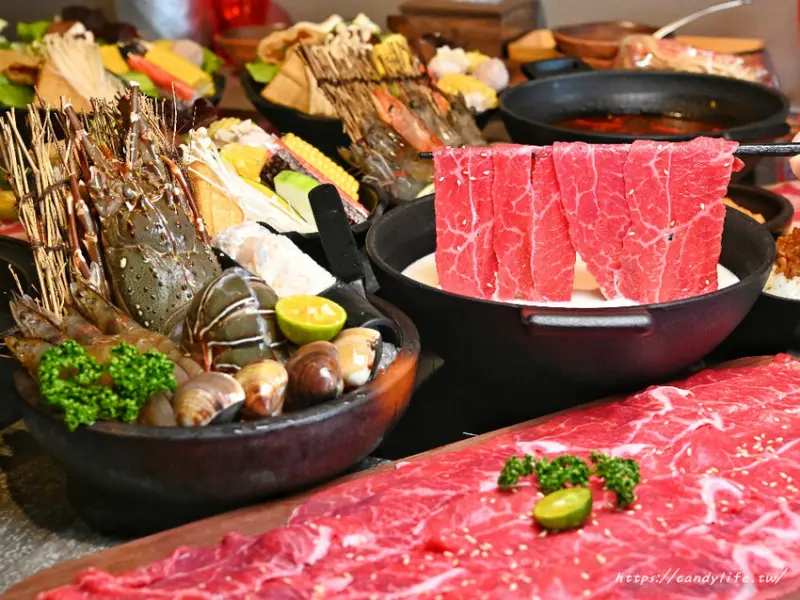 銄鍋｜台中再推一間主打冷藏肉個人鍋物，還有超浮誇海鮮，內用享飲料、霜淇淋吃到飽～