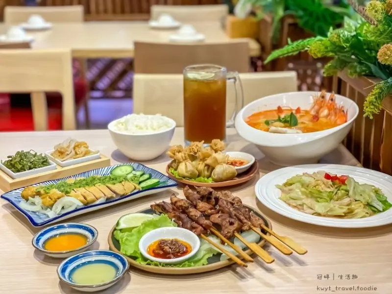 【山水婆南洋料理專賣PLUS】台中異國美食推薦，4星高評價道地南洋新加坡風味料理，老虎城美食清單│菜單