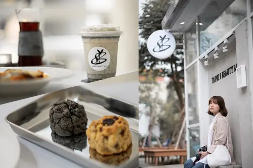 【台北・Taipei8 Beauty Bar】現代簡約，質感好拍咖啡廳／一杯手沖單品佐鬆軟司康／上班族小歇、姐妹談心的好聚所