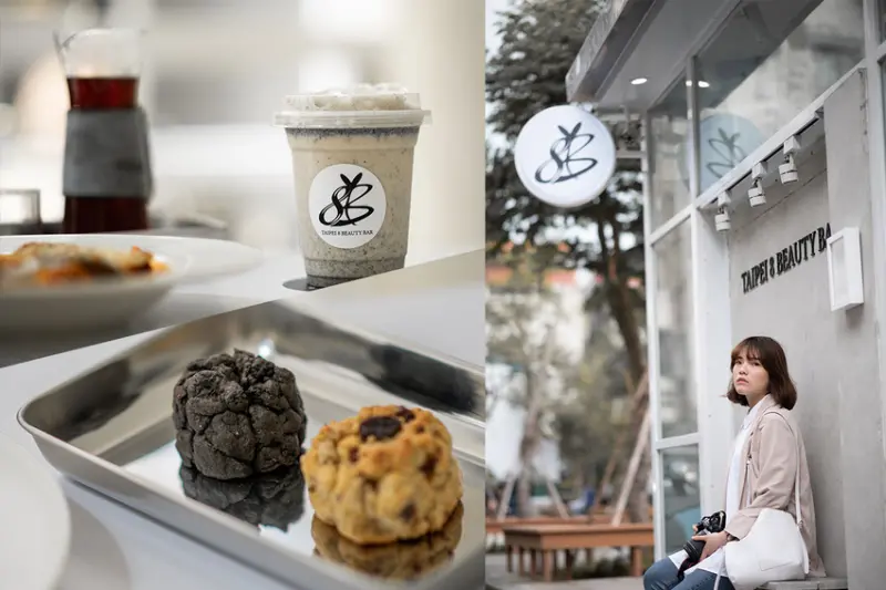 【台北・Taipei8 Beauty Bar】現代簡約，質感好拍咖啡廳／一杯手沖單品佐鬆軟司康／上班族小歇、姐妹談心的好聚所