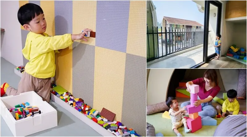 這間民宿太好玩了吧！整個房間都是積木樂園，還有媲美早午餐店的自製早餐