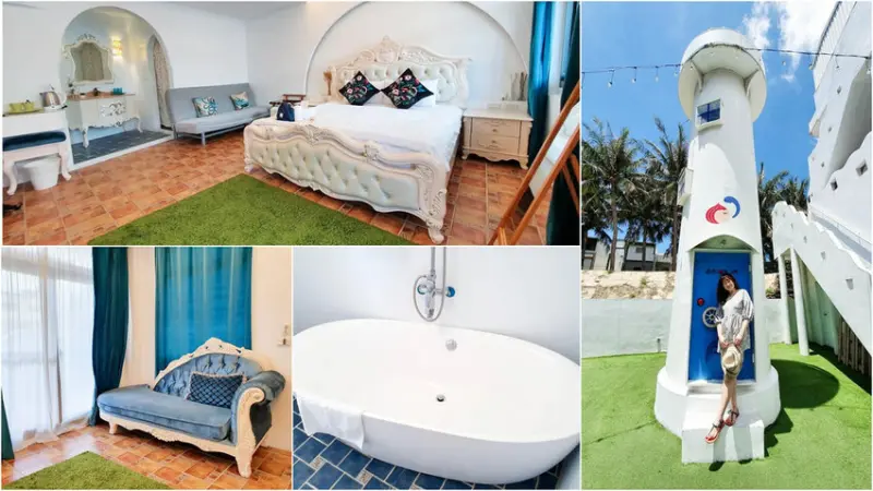 【恆春民宿推薦】老街上的洋蔥生活旅居 onion in 地中海小希臘風｜蜜月雙人房｜近恆春轉運站｜附停車位