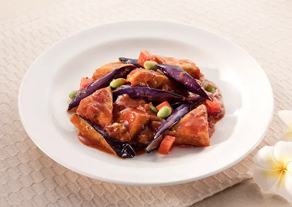 [中式料理] [素食] 義式茄子燒豆腐