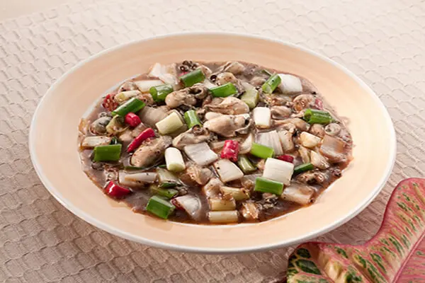 [中式料理]黑胡椒醬炒鮮蚵
