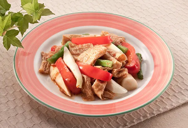 [中式料理] [素食] 蘑菇醬燴豆皮