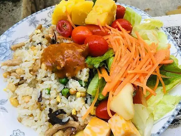 [開箱-全素蘑菇醬] 家常料理醬料推薦~第四道料理：素食炒飯佐全素蘑菇醬，驚艷你的味蕾!