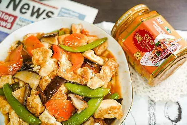 [開箱-全素蘑菇醬]Part 2 家常菜食譜｜台塑全素甘醇蘑菇醬 成為料理好幫手 #蘑菇醬燒鮮蔬豆腐