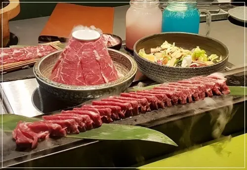 【西屯】原燒O-NiKU 鑽切牛套餐－獨創鑽石切割法50公分長的美國PRIME等級牛肉《Menu於文末》