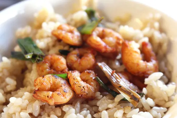 垂涎欲滴的矮仔成蝦仁飯~