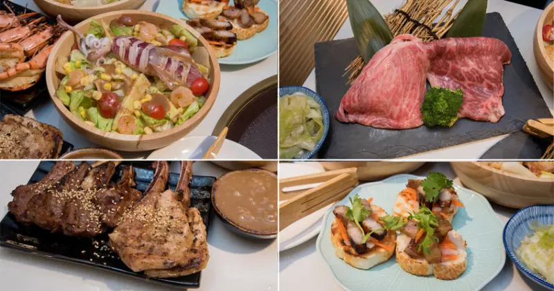 【臺南美食】新菜推出｜新鮮肉品搭配不同沾醬給客人新奇的味蕾｜不一樣的日式燒肉｜精緻燒肉無菜單料理｜日本和牛｜生食級干貝~~無邪燒肉 - 南人幫