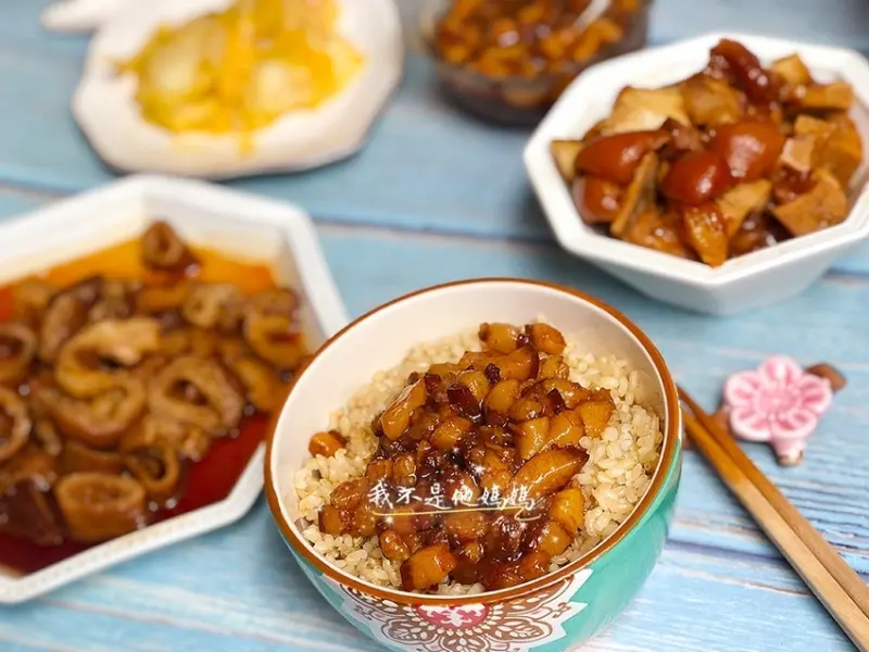 福聚號 國宴滷肉飯在家輕鬆吃  魯大腸頭  嫩Q豬腳  黃金泡菜  冷凍真空宅配熟食   防疫在家吃美食