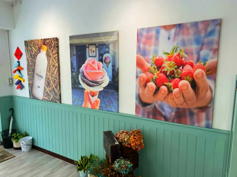 【捷運美食】【台北甜點】【網紅餐廳】超粉嫩超好拍的六月三十義式手工冰淇淋【手工冰淇淋】有菜單【中山美食】【義式甜點】打卡名店