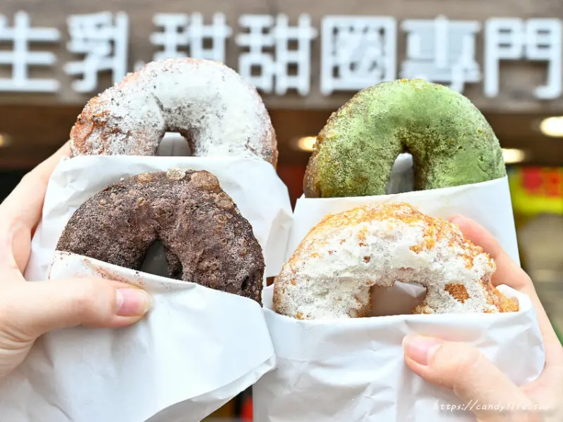 九月初唯心手作｜採用北海道十勝生乳的脆皮生乳甜甜圈，手工現做，口味多樣化，台中銅板美食推薦～