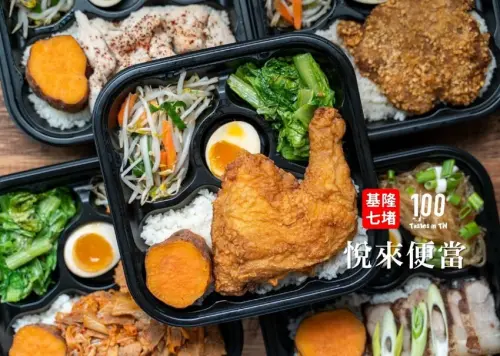 【基隆七堵美食】悅來便當｜七堵外帶、外送便當推薦！手掌大炸雞腿直逼 11 公分！ | 別墅裡的 100 種味道