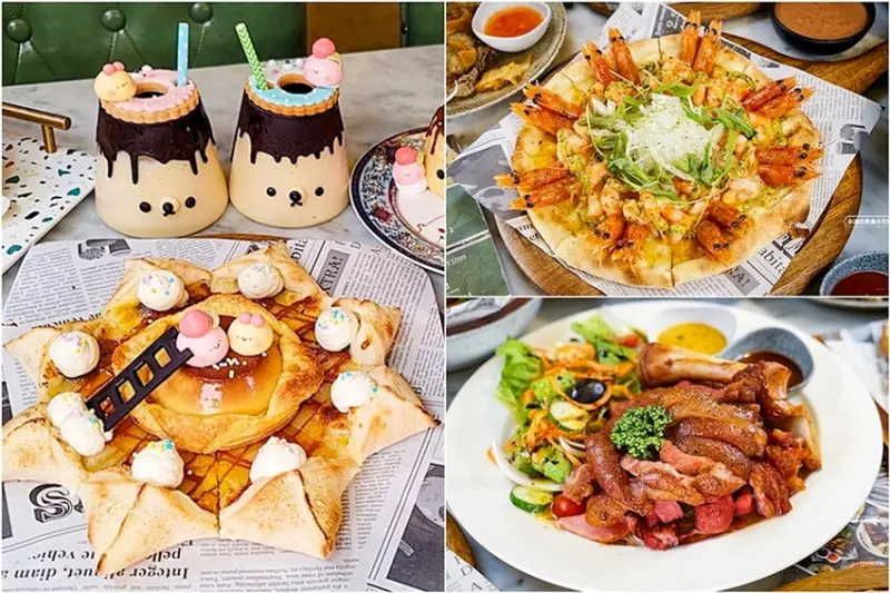 台中超夢幻浮誇森林系義式餐廳，全天候供餐、亦有多人分享餐，再被超萌布丁熊包圍，走一趟尖叫吃好吃滿~（