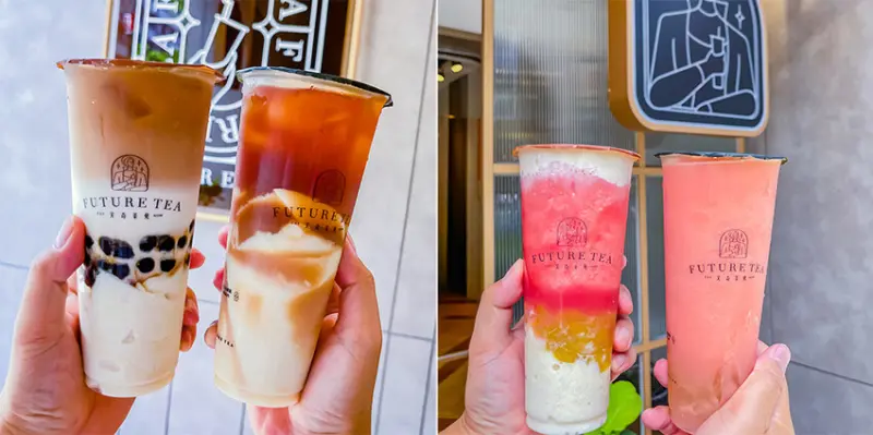 高雄美食 - 芙奇茶苑 x 像布丁口感的豆乳口花與茶飲的絕妙搭配