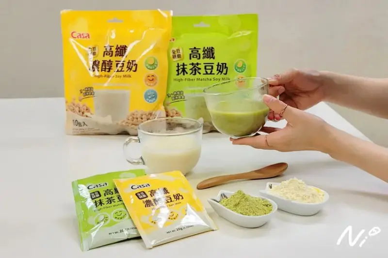 202502 卡薩Casa全豆高纖豆奶系列 濃醇豆奶&抹茶豆奶