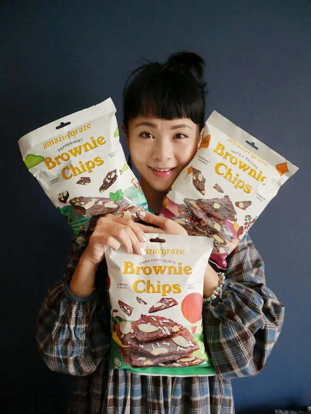 吃零食不罪惡：喬山生機非油炸零食Amazin Graze巧克力布朗尼脆片 - 婗媽。甜栗子的品味生活／美妝保養
