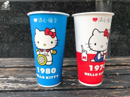 噴發少女心之Hello Kitty 45週年，通通都在清心福全清心福全冷飲站 - 跟著尼力吃喝玩樂＆親子生活