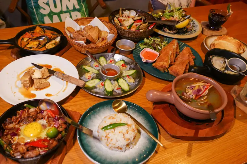 新北市板橋區【美食】來吧sunset南洋異國料理，像是在海灘一樣放鬆！新北板橋餐酒館推薦