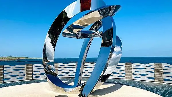 北海岸最浪漫求婚地點│芝蘭公園海上平台│巨大鑽戒象徵愛情一生一世│走到海中央感受海天一色絕美海景